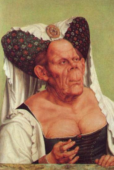 Quentin Matsys A Grotesque Old Woman France oil painting art